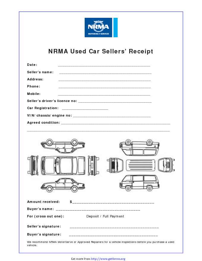 Car Payment Receipt Template Download Receipt Template For Free PDF Or Word