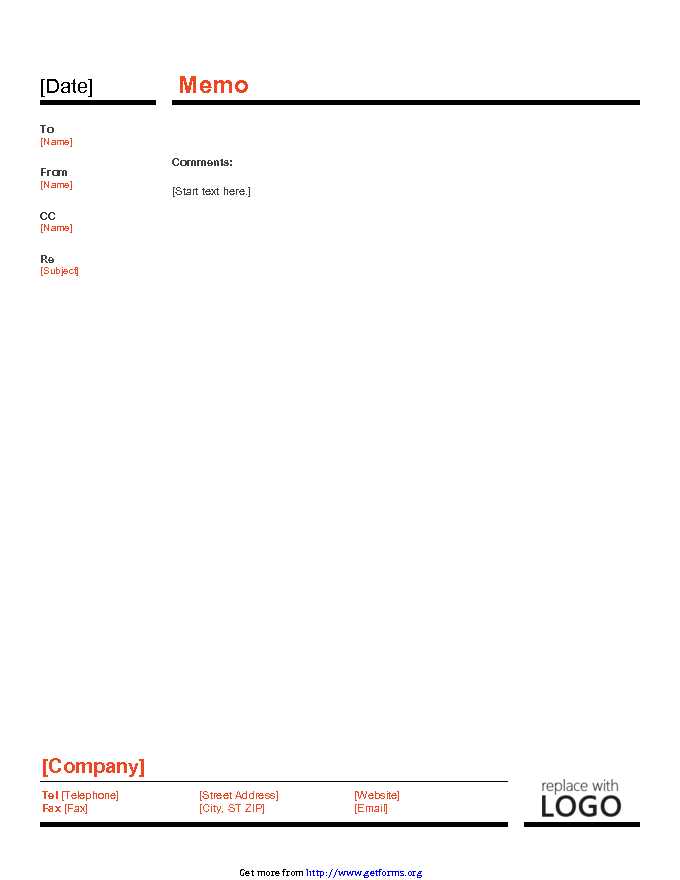 confidential memo template ms word