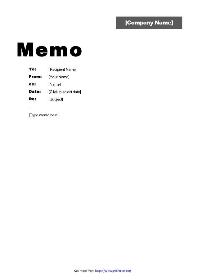 confidential memo template ms word