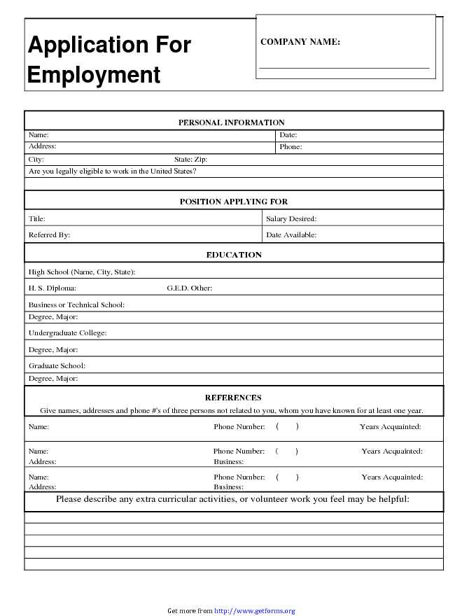 Kmart Application Form Download Job Application Form For Free PDF Or Word