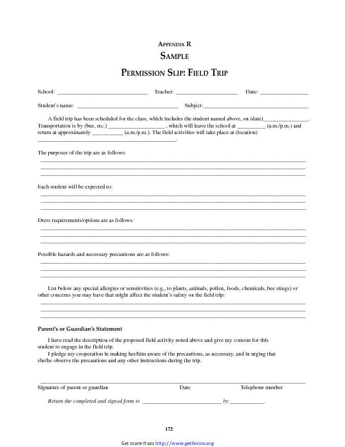 Student Permission Slip Template download Parent And Teacher Forms
