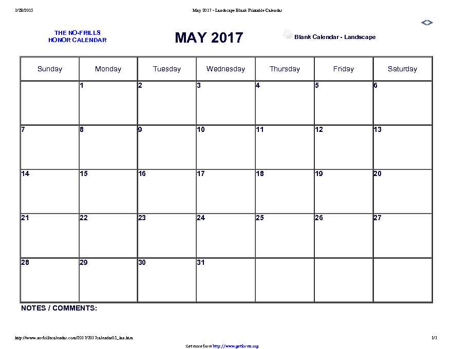 Download May 2017 Calendar 2